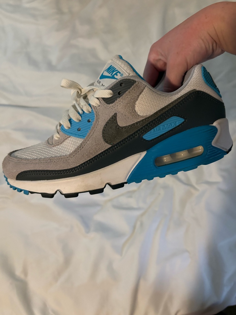 Nike Blue, Gray & Black Air Max Sneakers